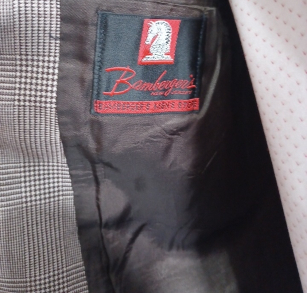 vintage Classic Tailored Fit Men's Brown Checkered Blazer - Picture 2 of 9